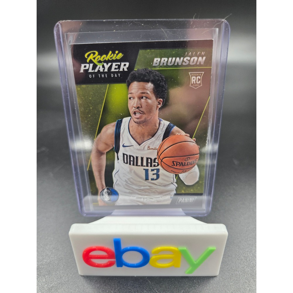 Jalen Brunson 2018-19 Panini Rookie Player of the Day RC #R20 Dallas Mavericks